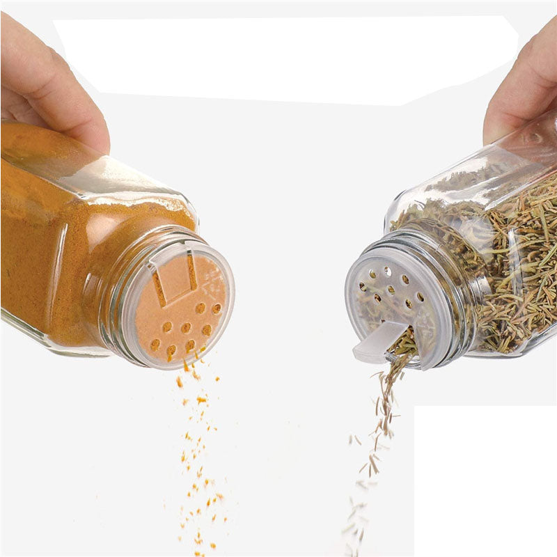 REALWAY 4 oz Seasoning Storage Bottles for Spice Rack